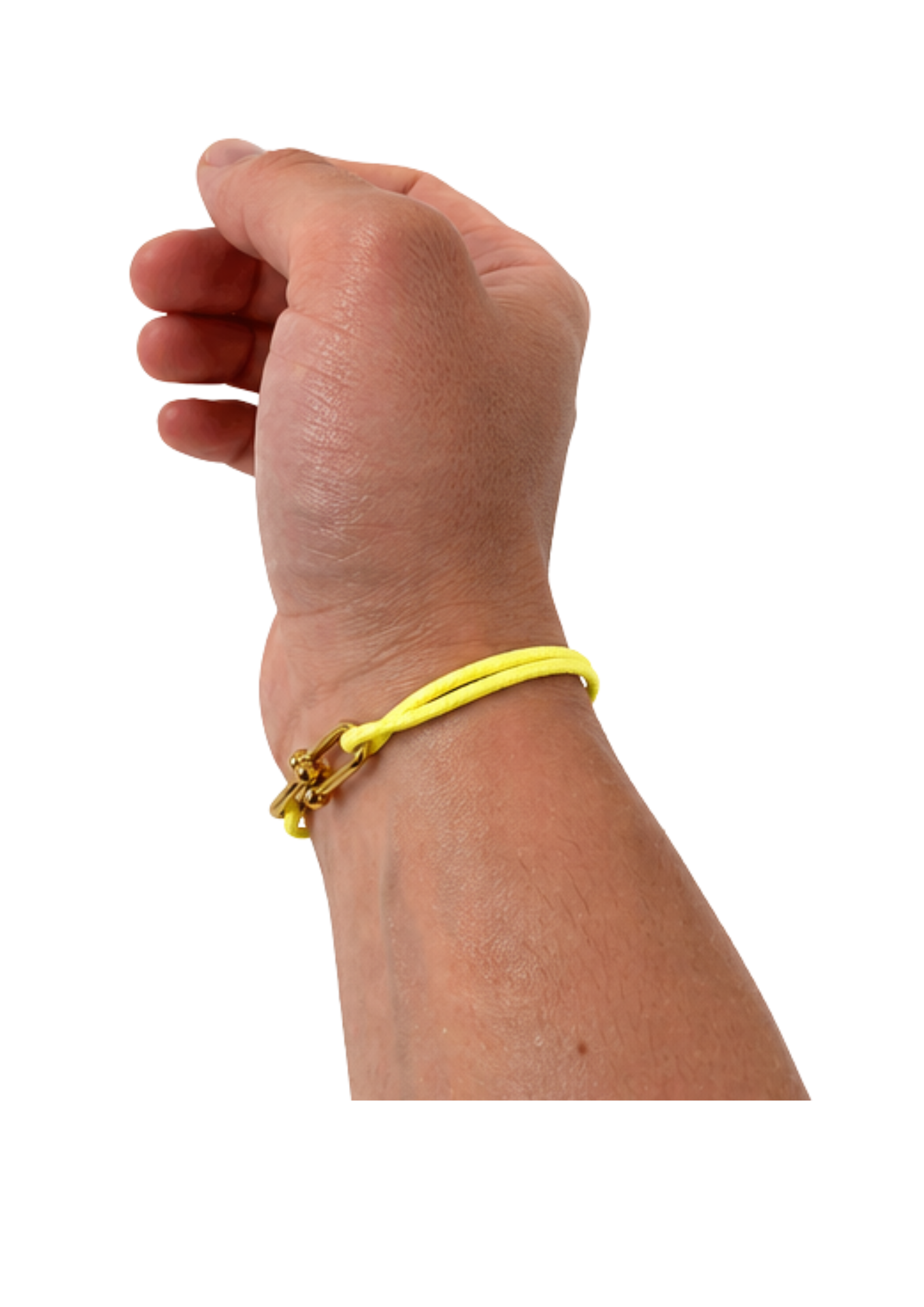 Au Aurém Gold Horseshoe Bracelet — Yellow