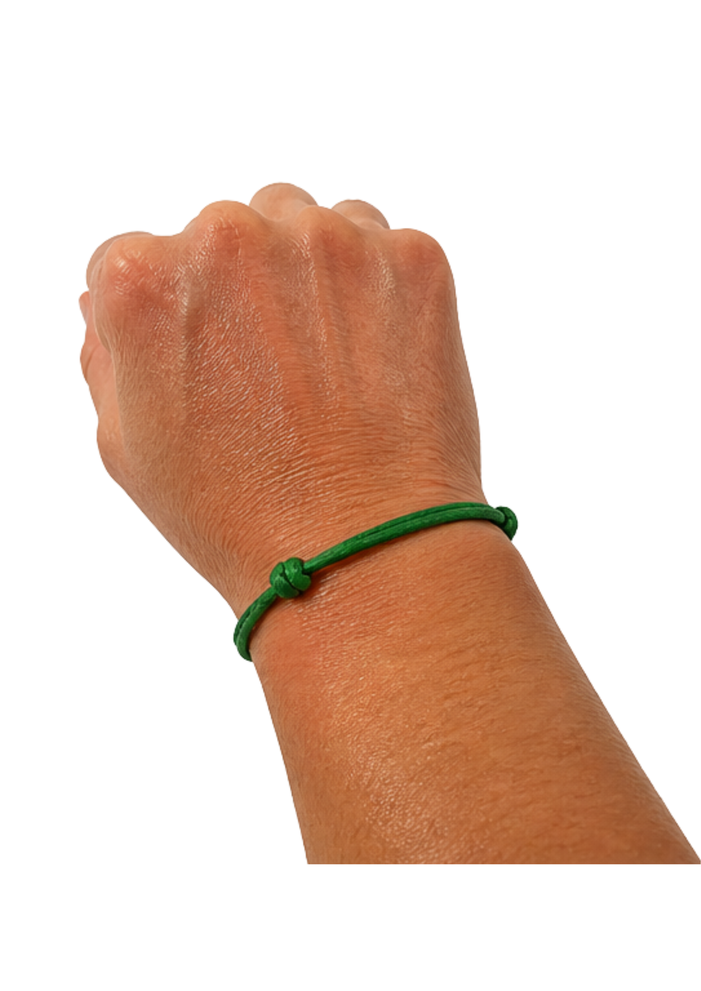 Au Aurém Gold Horseshoe Bracelet — Green