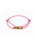 Au Aurém Gold Horseshoe Bracelet — Light Pink
