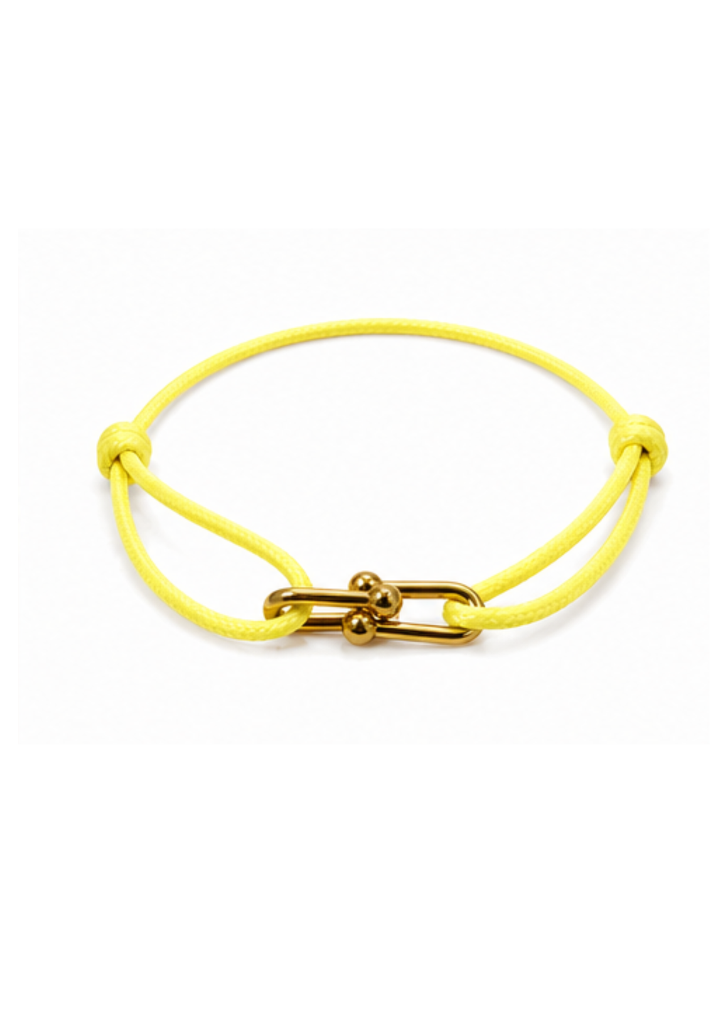 Au Aurém Gold Horseshoe Bracelet — Yellow