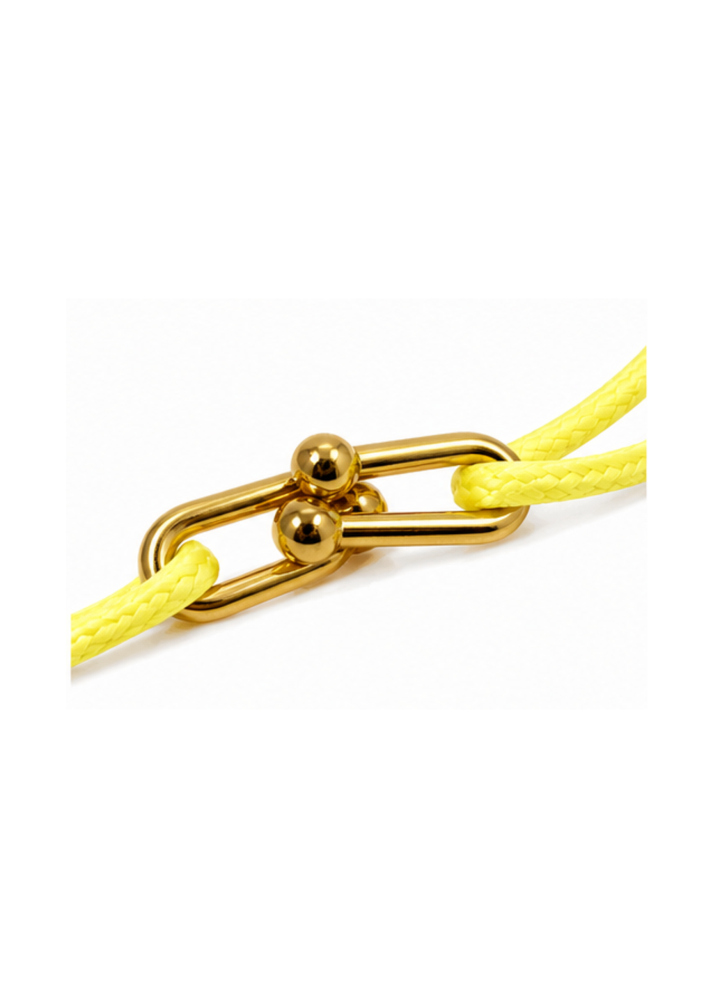 Au Aurém Gold Horseshoe Bracelet — Yellow